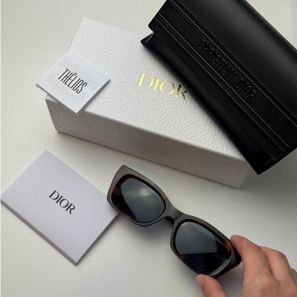 NEW Dior Sunglasses DIORMIDNIGHT S3I 26B0 Honey Havana/Blue Women main image 7